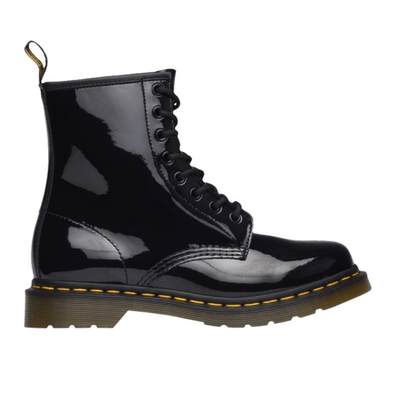 Dr. Martens Shoes - Dr. Martens 1460 Patent Leather Lace Up Boots 11821011 Women’s Size 8